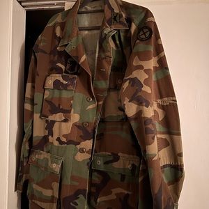 Camo Army Military Jacket